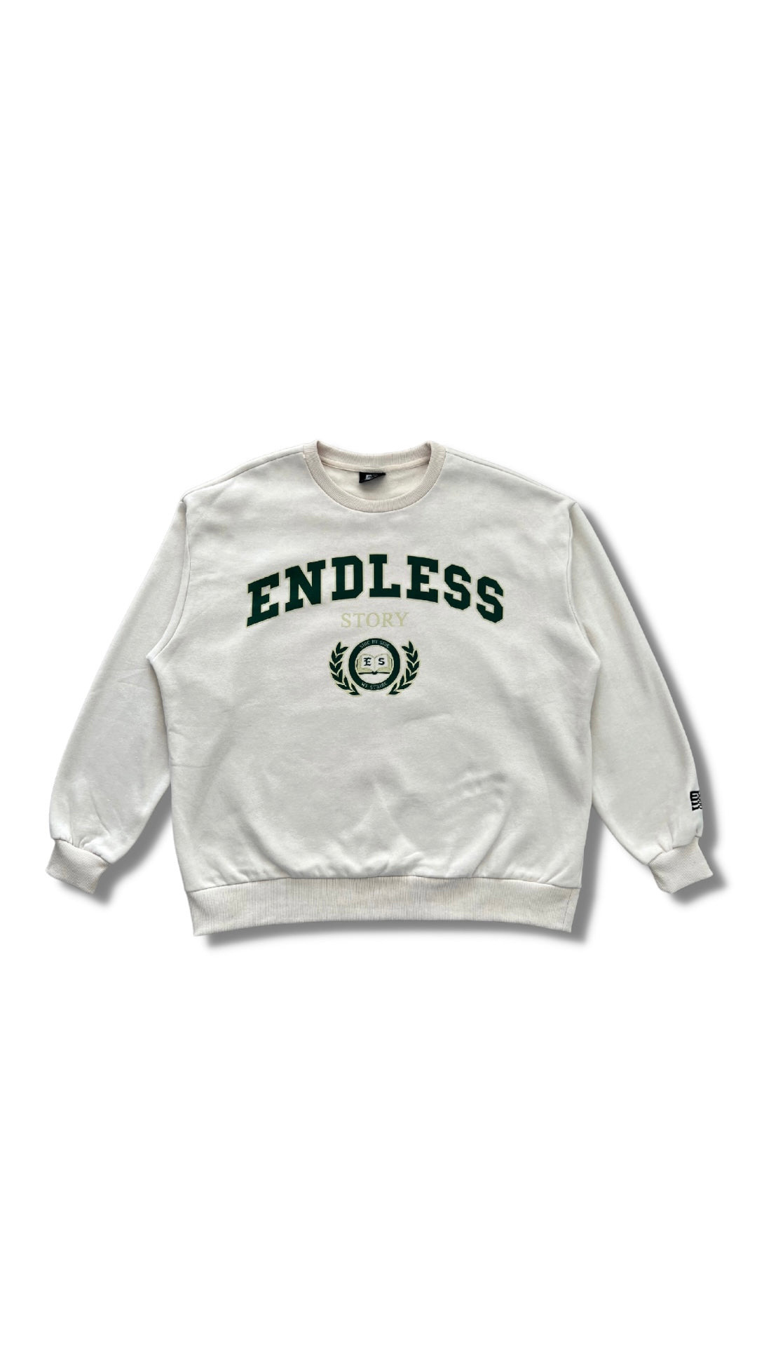 VARSITY CREW NECK - BONE