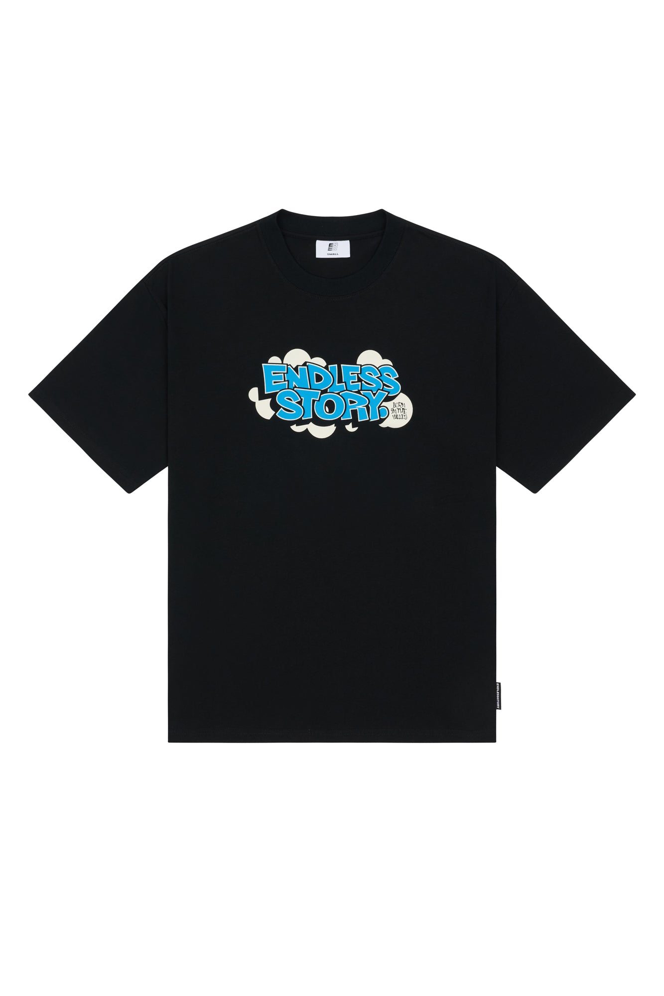 BUBBLE PRINT TEE - BLUE