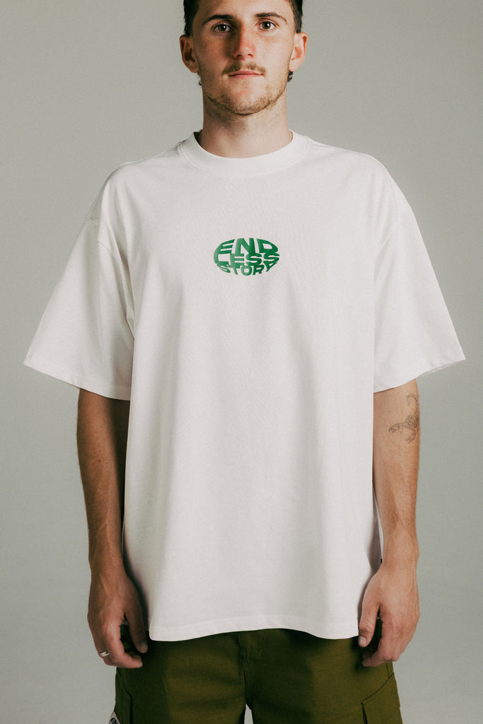 IMPASTO TEE - WHITE