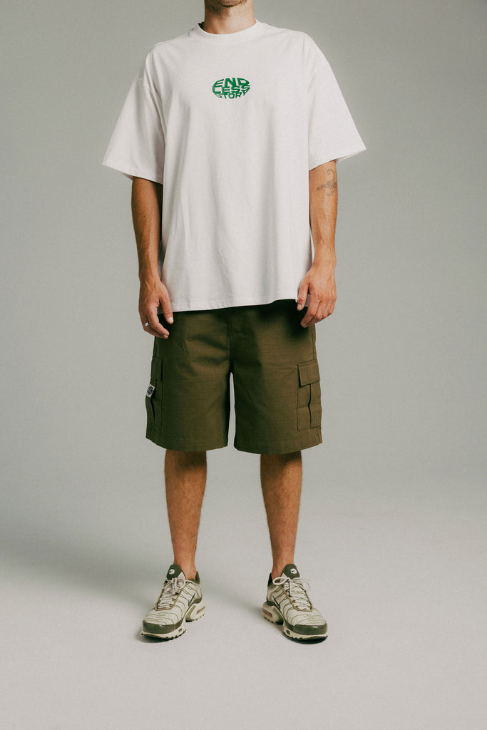 IMPASTO SHORT - OLIVE
