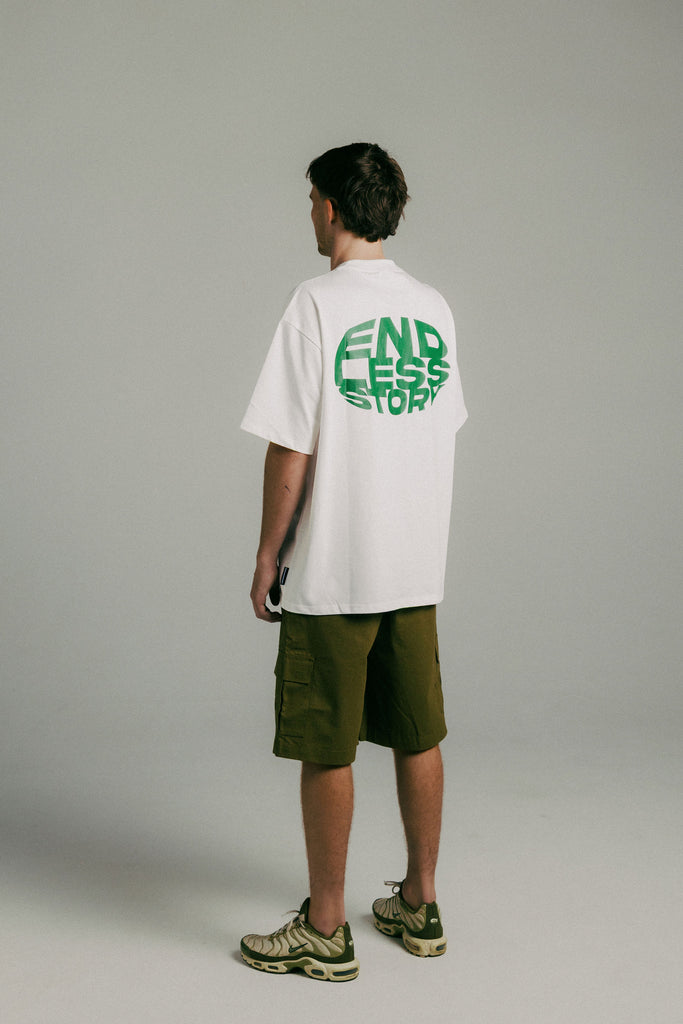 IMPASTO TEE - WHITE