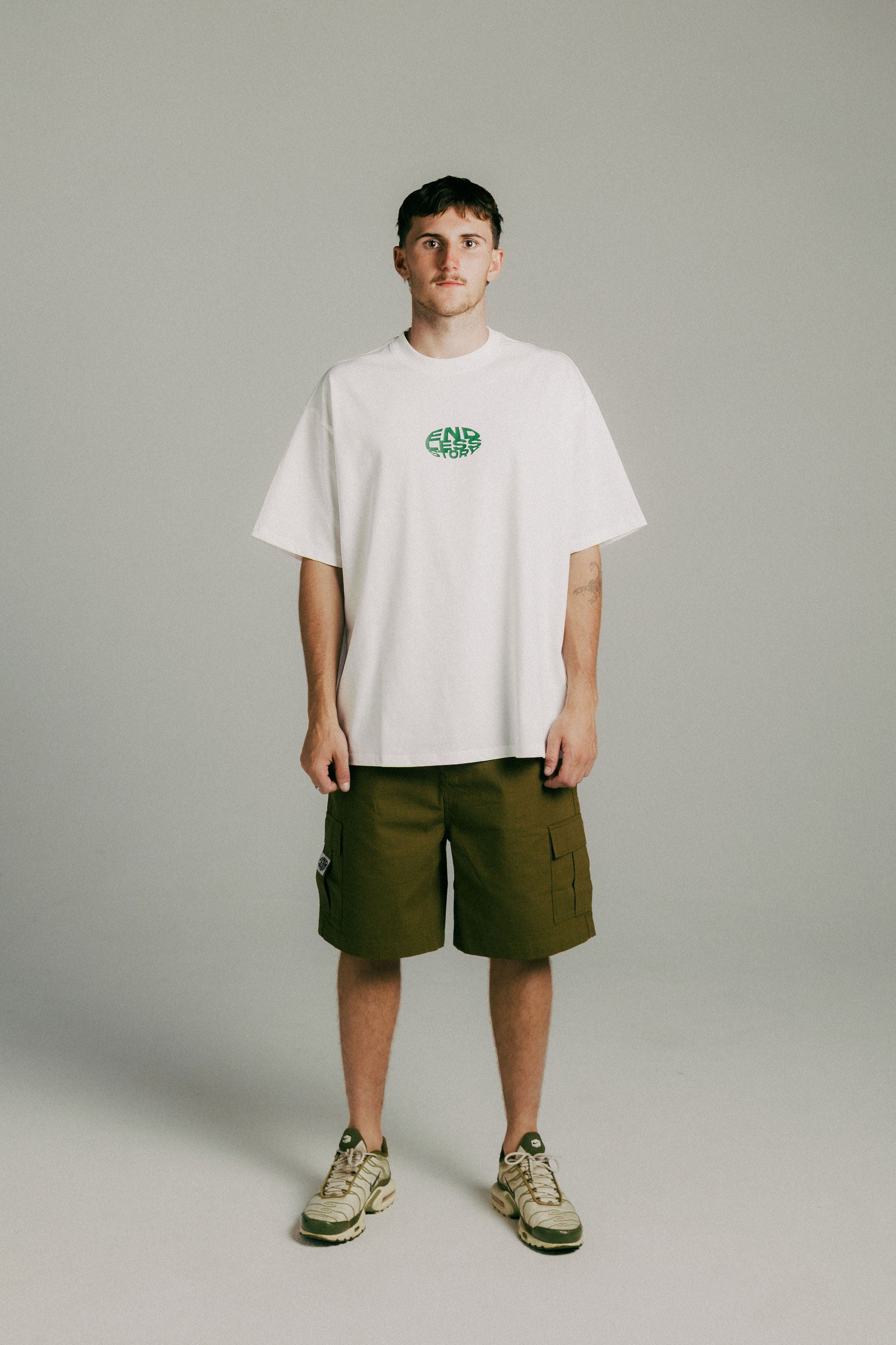 IMPASTO TEE - WHITE