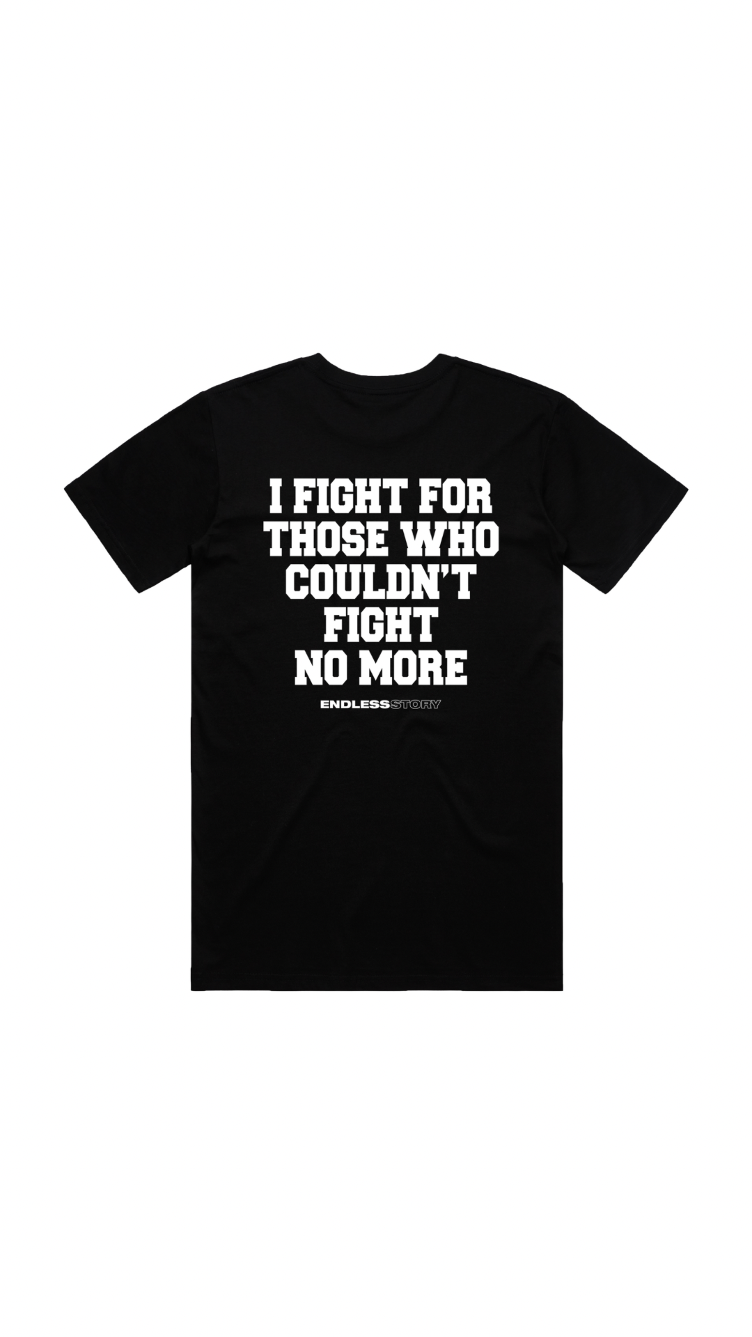 FIGHT FOR THOSE TEE - BLACK