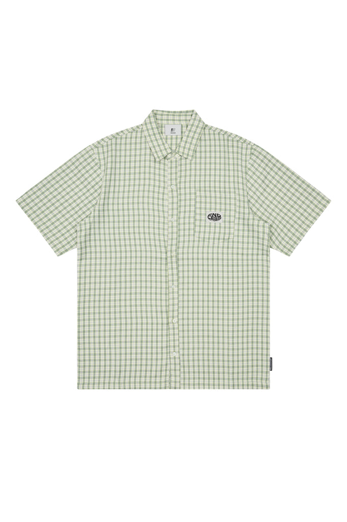 NINO BUTTON UP - OLIVE