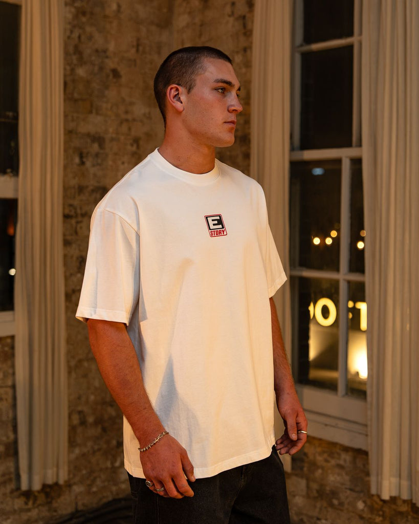 INITIAL TEE - WHITE