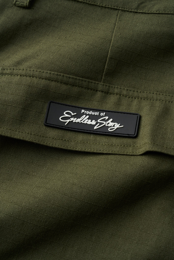 IMPASTO SHORT - OLIVE