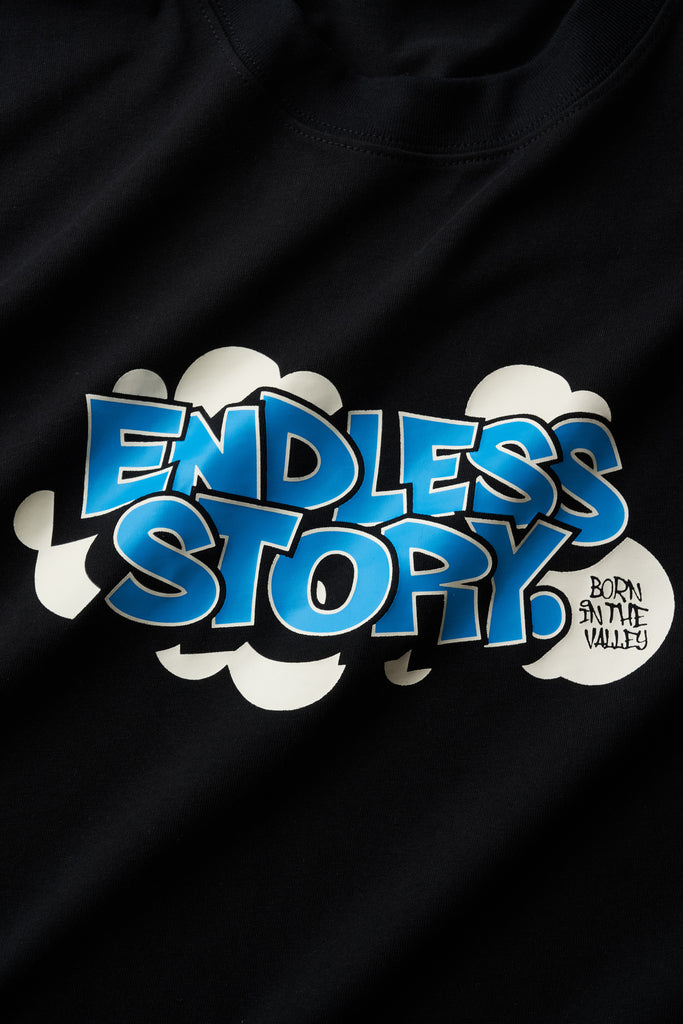 BUBBLE PRINT TEE - BLUE