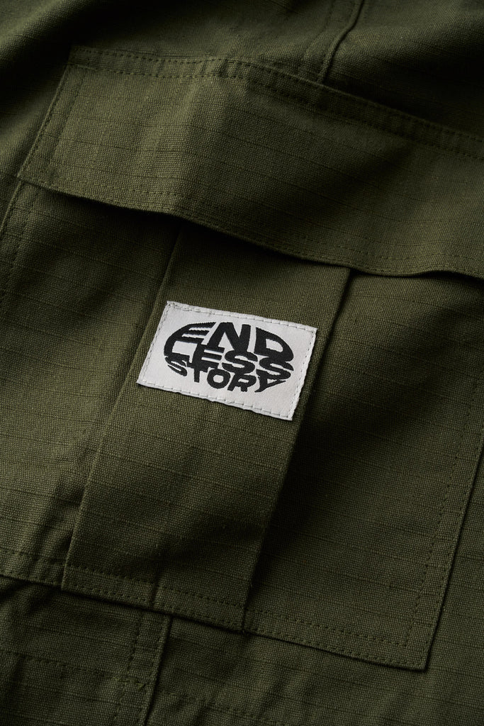 IMPASTO SHORT - OLIVE