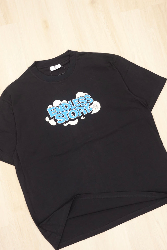 BUBBLE PRINT TEE - BLUE