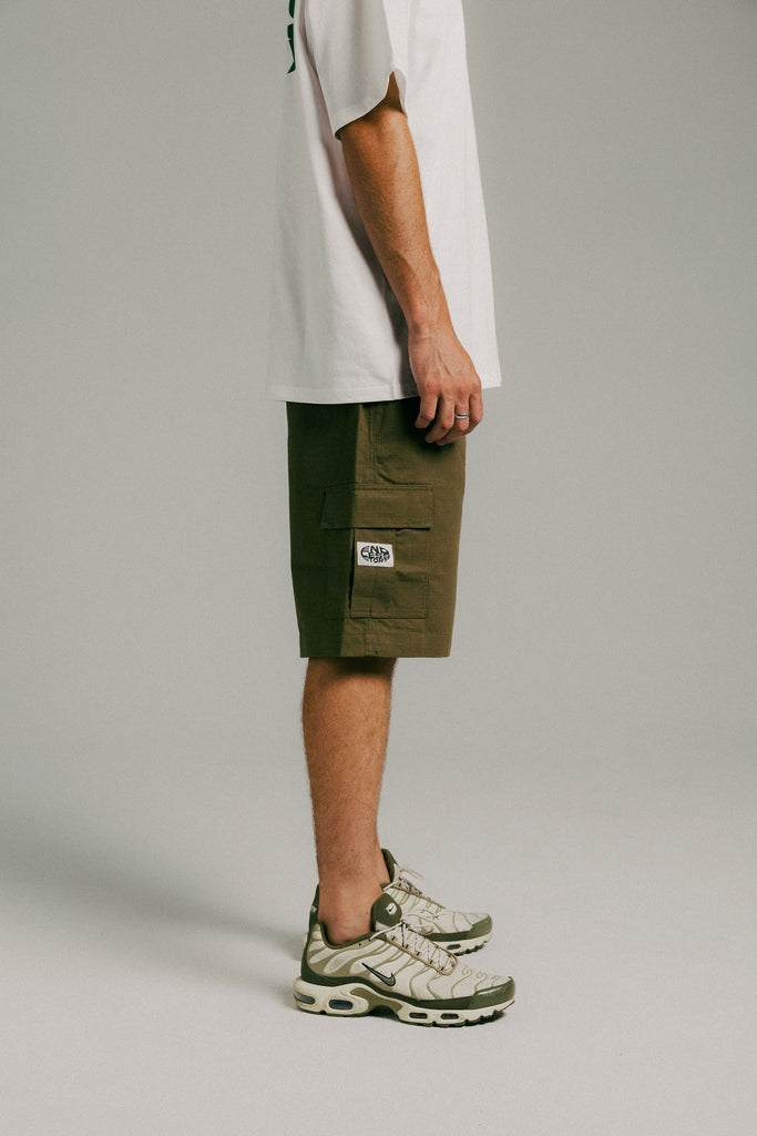 IMPASTO SHORT - OLIVE