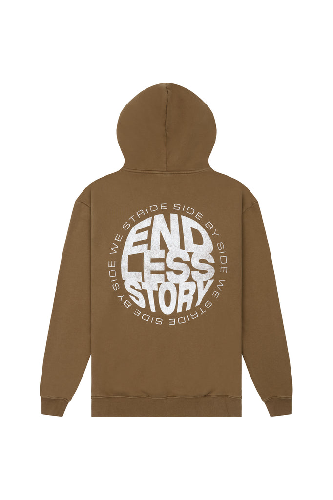 ALONGSIDE HOOD - STONE WASH BROWN