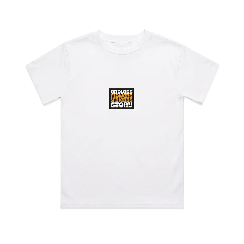 KOBIE DEE x FLOWERS TEE - WHITE (KIDS)