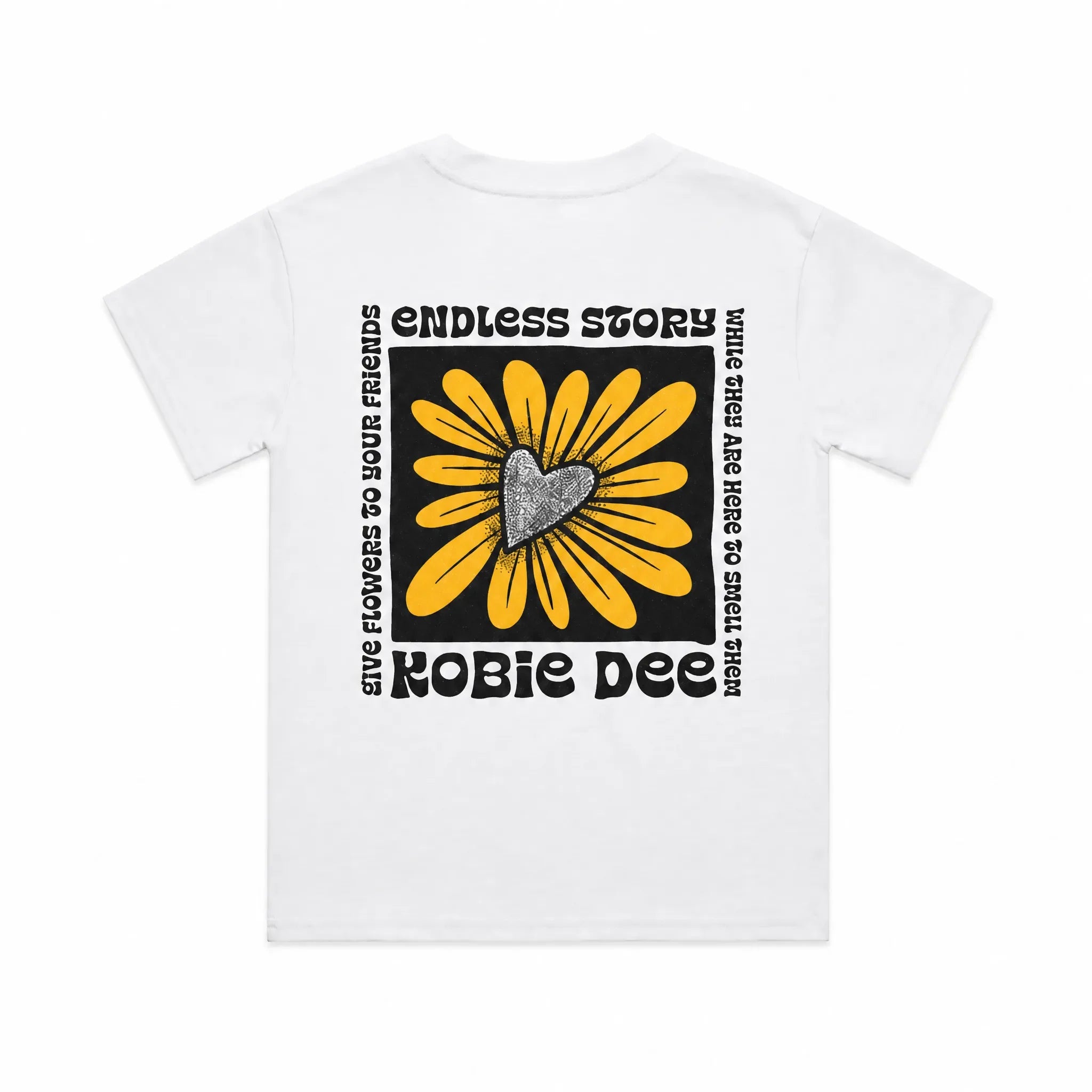 KOBIE DEE x FLOWERS TEE - WHITE (KIDS)