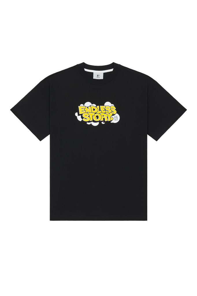 BUBBLE PRINT TEE - YELLOW