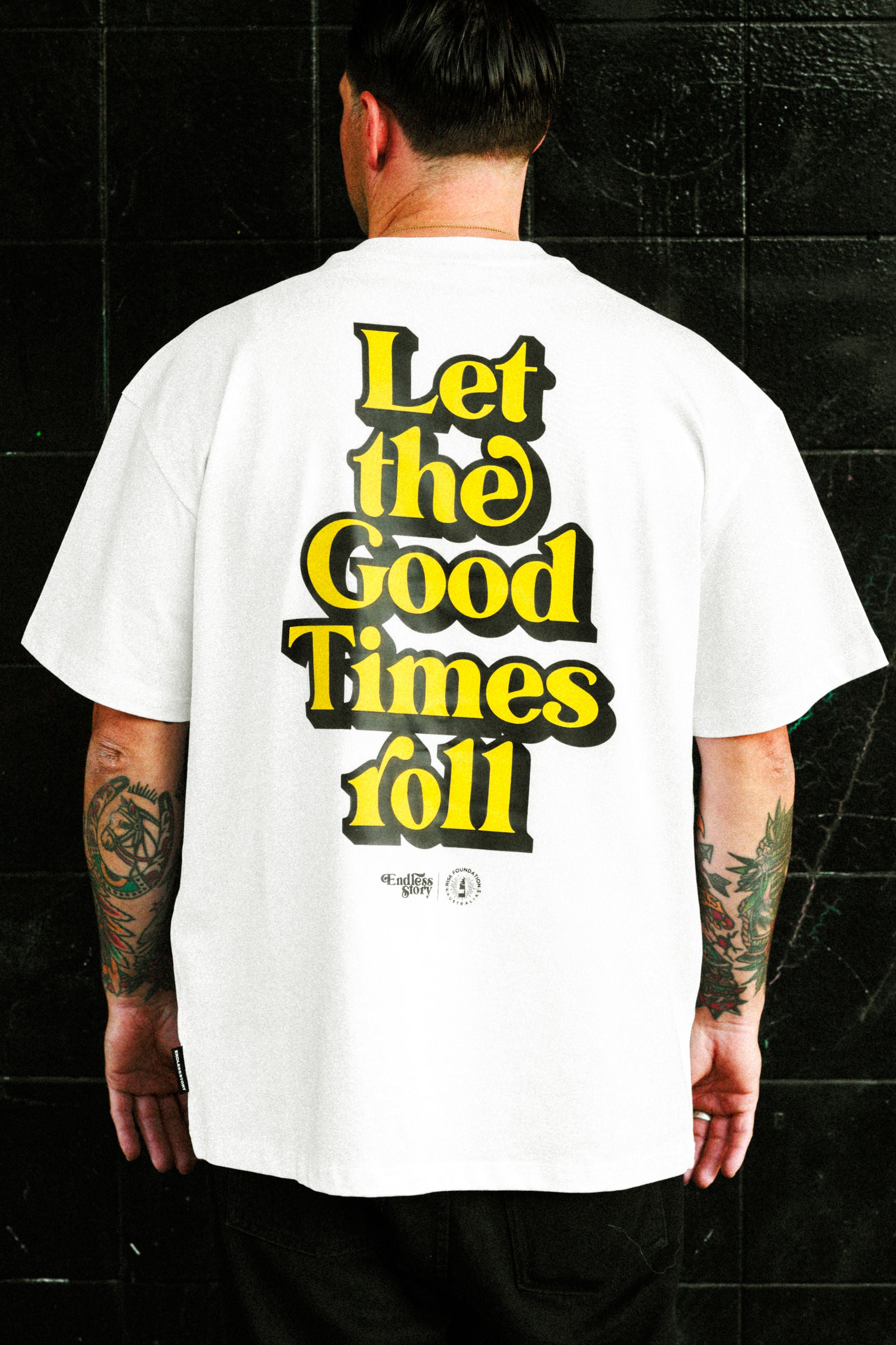 LET THE GOOD TIMES ROLL - WHITE (ADULT)