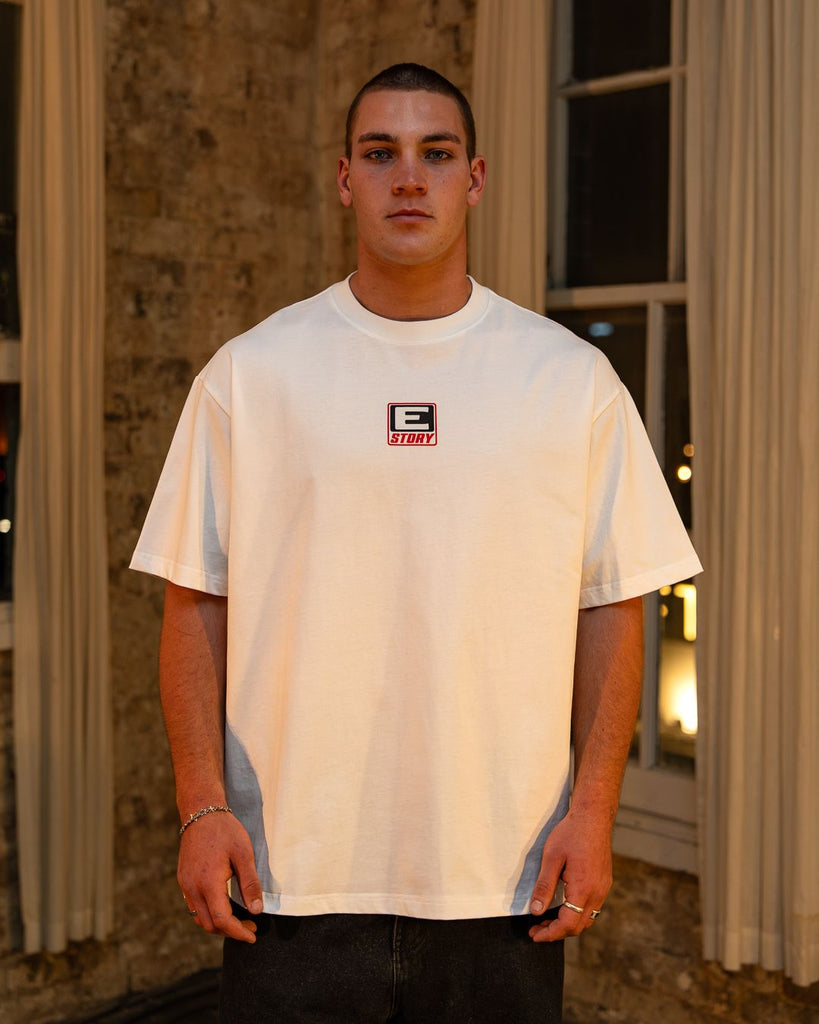 INITIAL TEE - WHITE