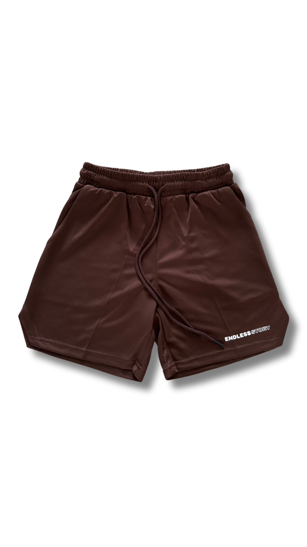 SIGNATURE MESH SHORTS - BROWN