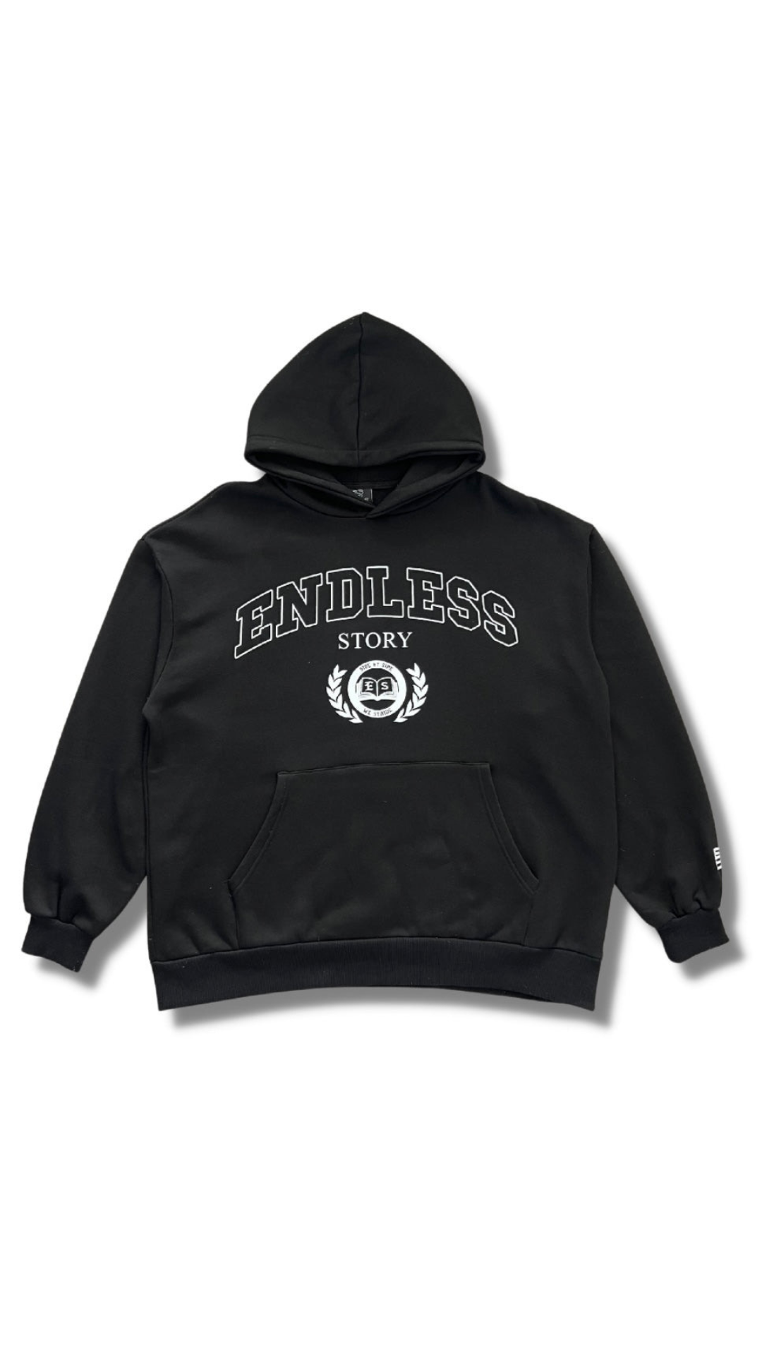 VARSITY HOOD - BLACK