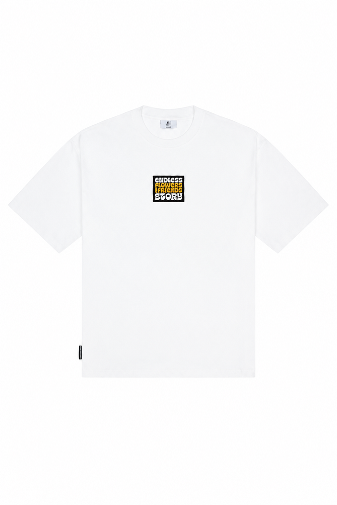 KOBIE DEE x FLOWERS TEE - WHITE (ADULT)
