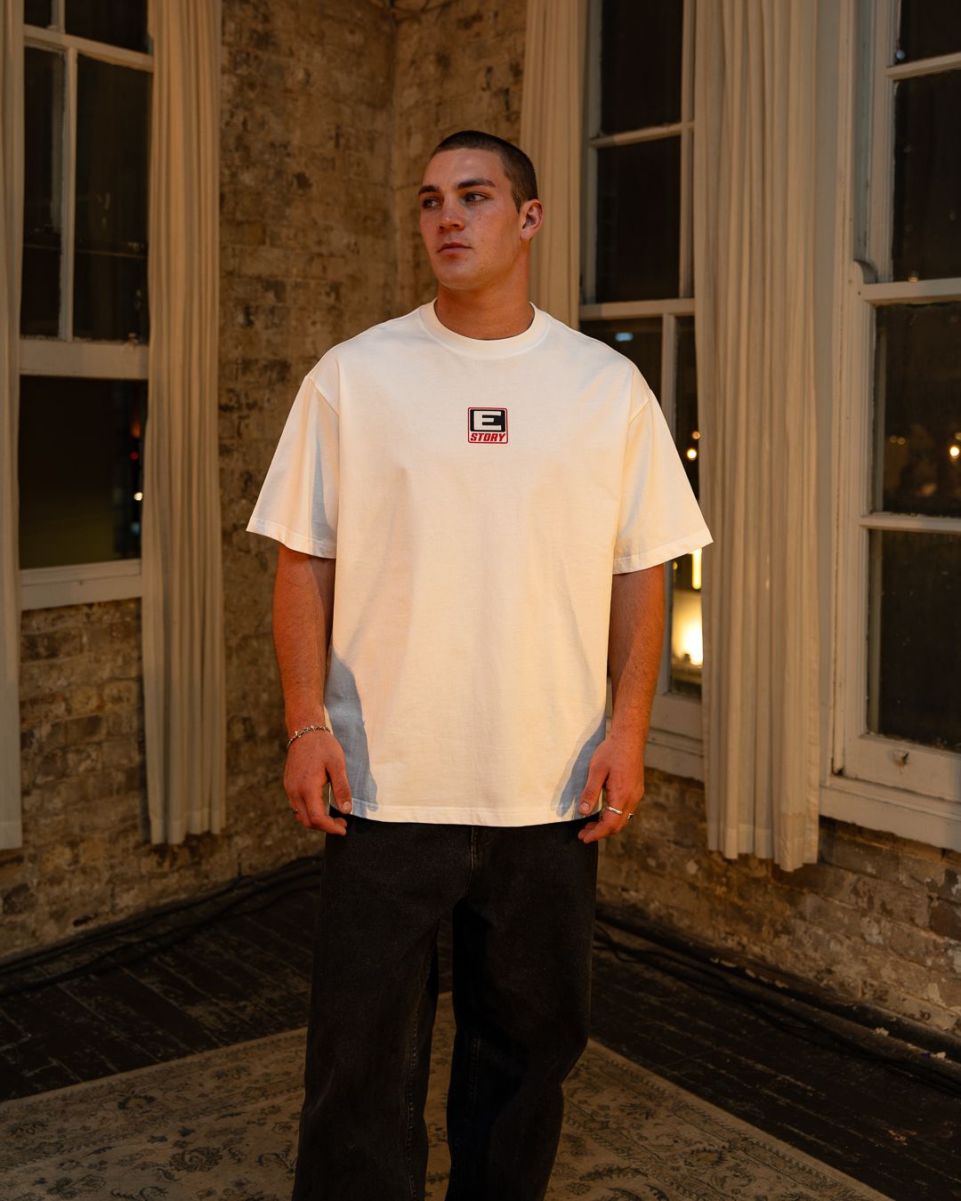 INITIAL TEE - WHITE