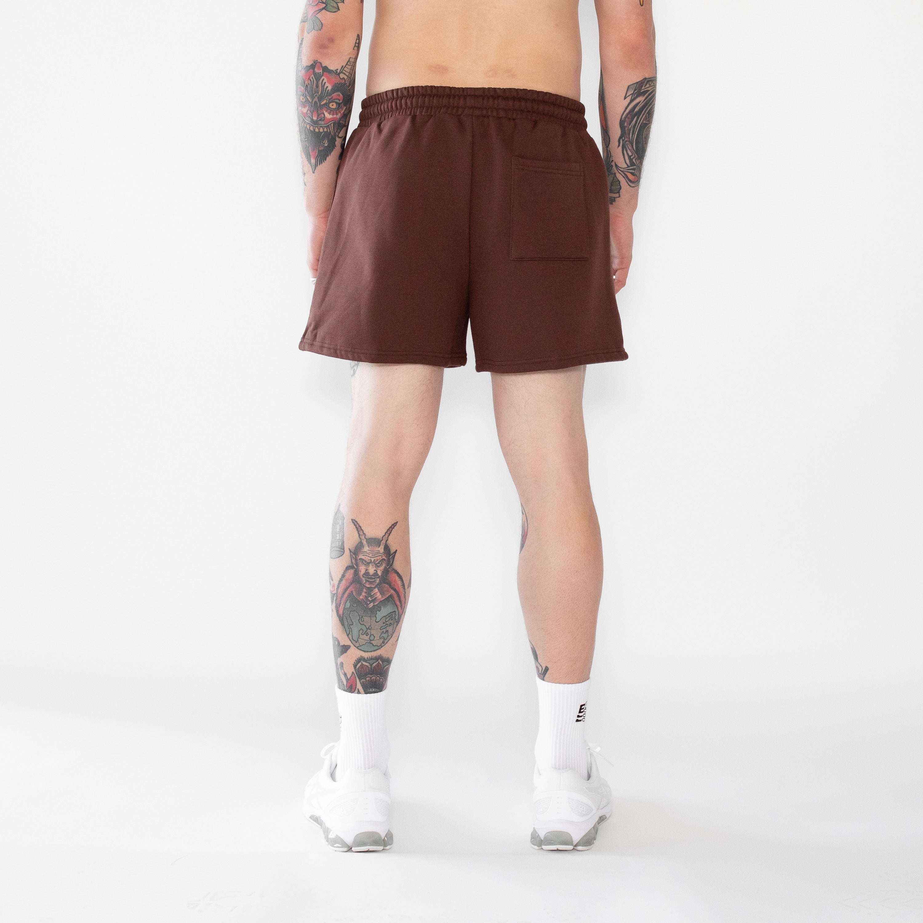 SIGNATURE FLEECE SHORT - BROWN