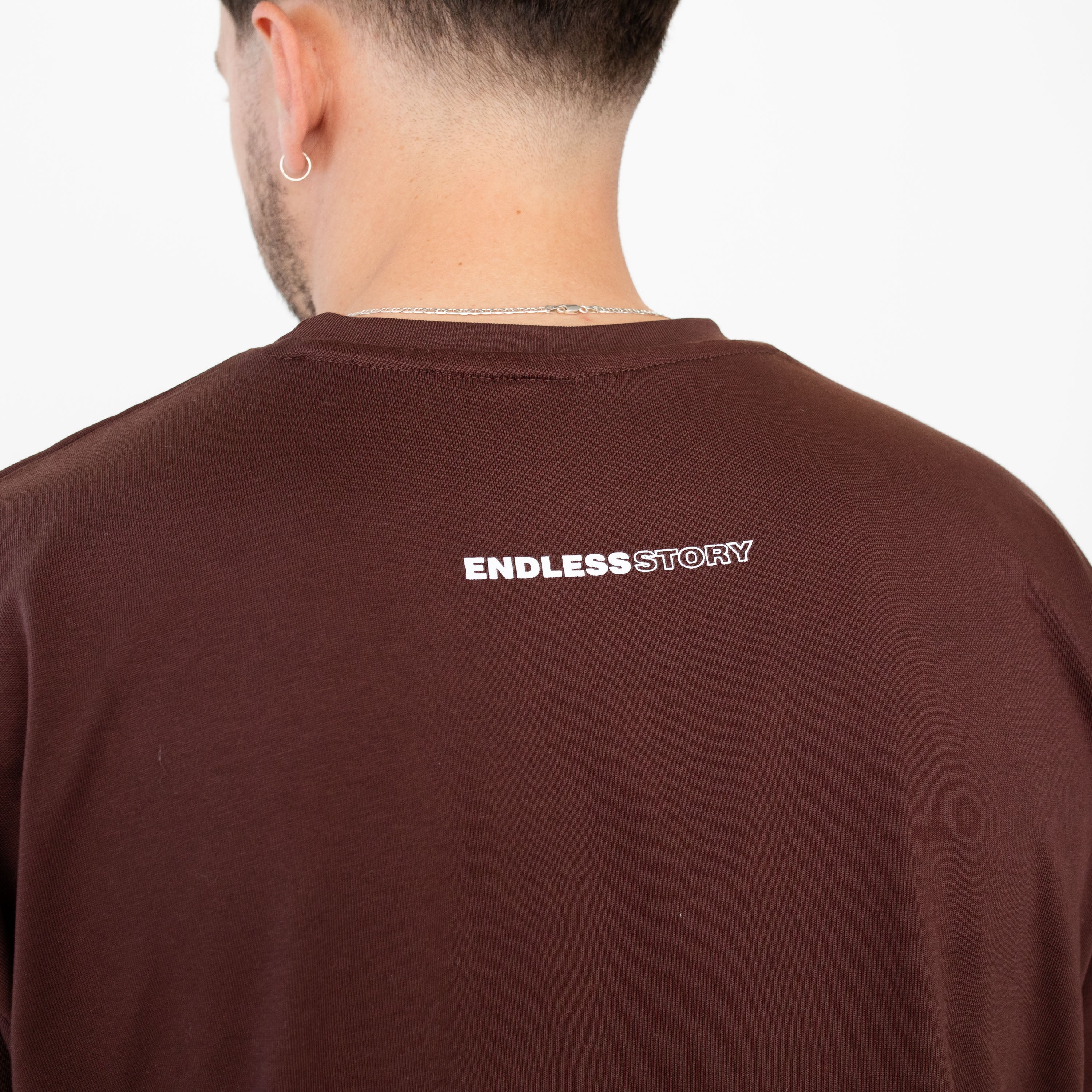 SIGNATURE TEE - BROWN