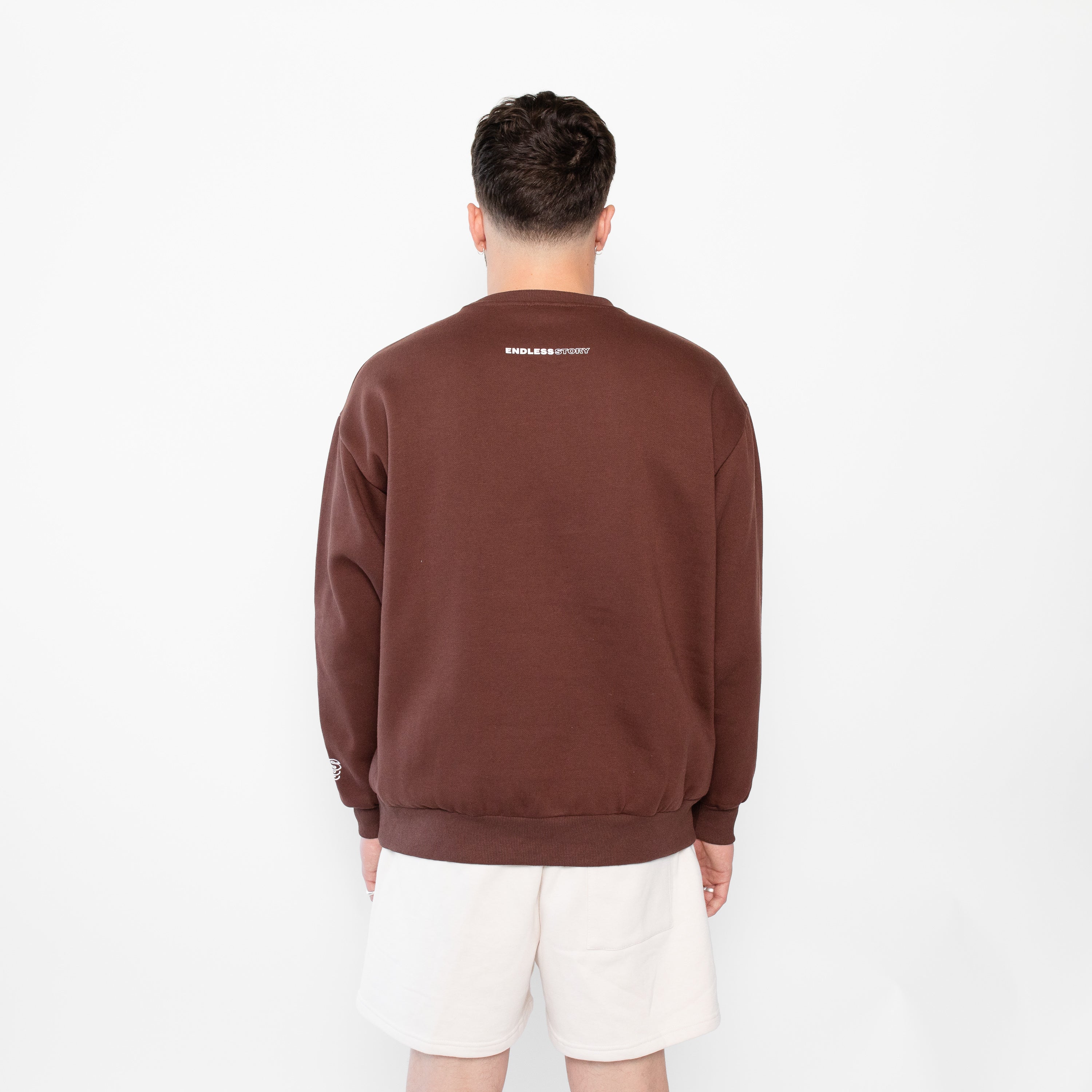 SIGNATURE CREW NECK - BROWN