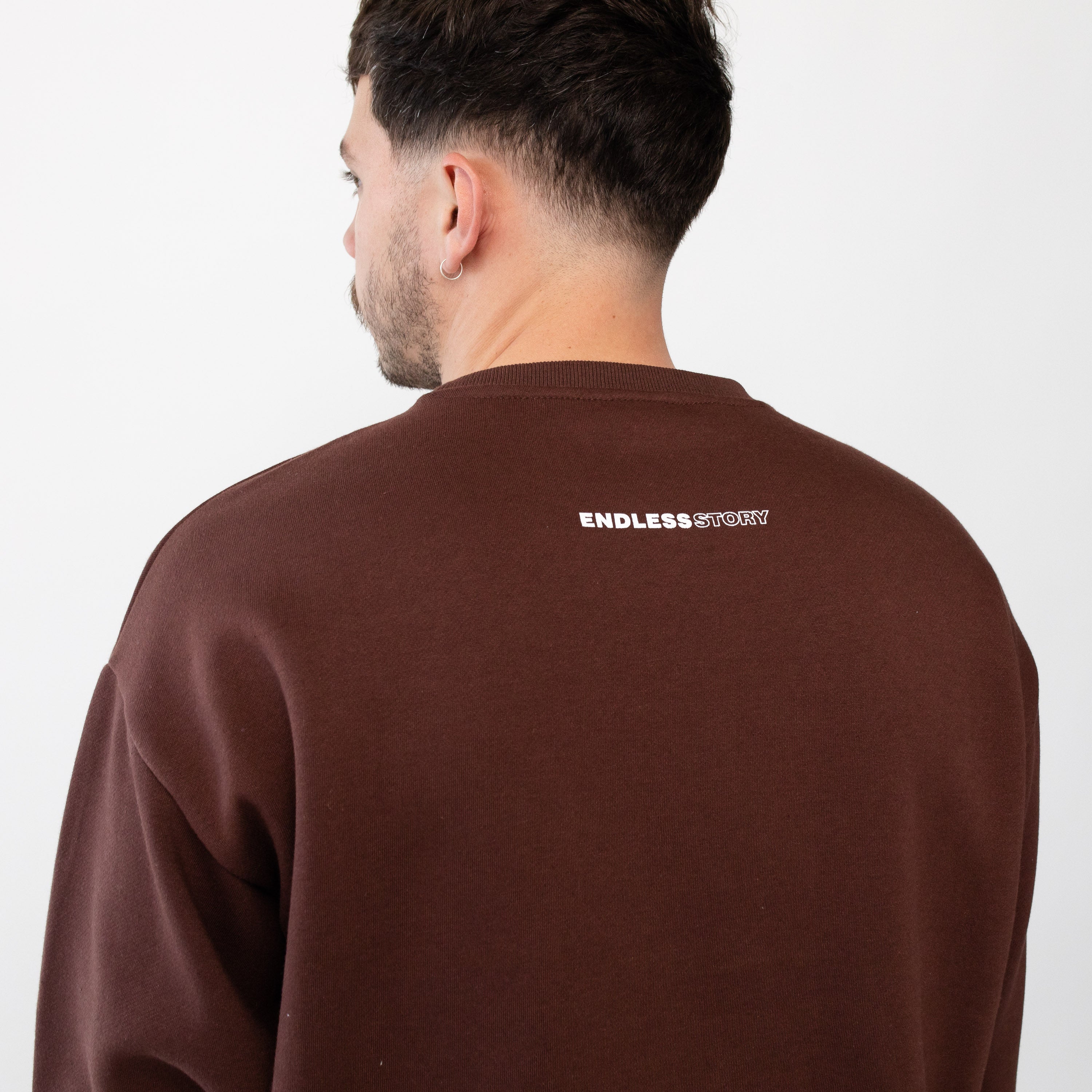 SIGNATURE CREW NECK - BROWN